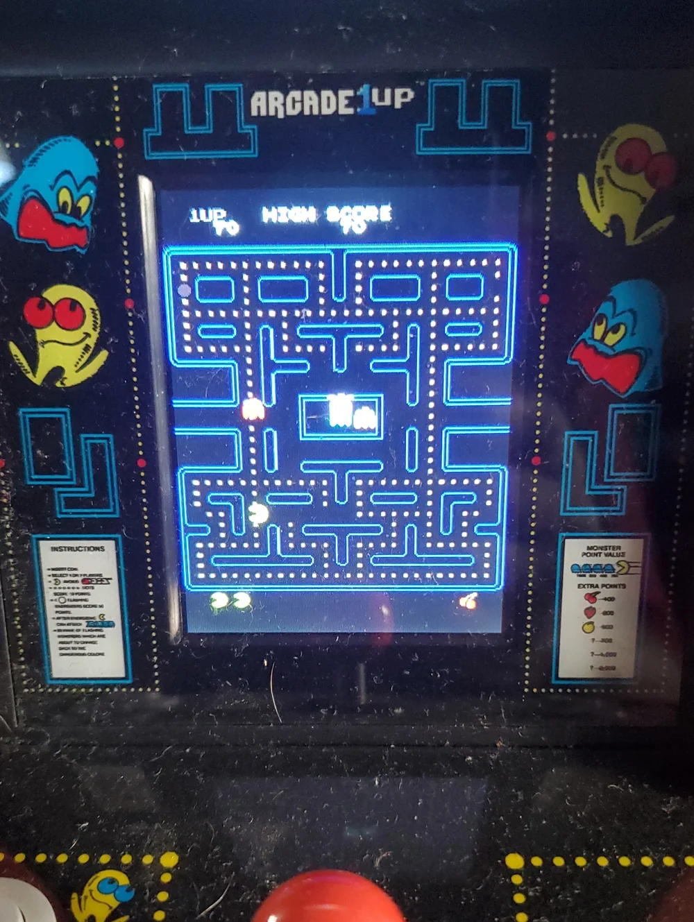Arcade 1Up Pac-Man Tabletop Arcade With Galaga & Galaxian Games